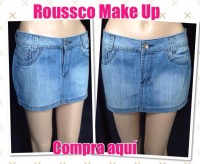 Falda Jeans Levanta cola Brasilera Corta 