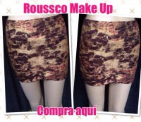 Falda Corta Sexi Brillo delicado 