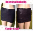 Falda Corta Brillante Sexi 